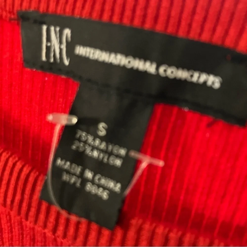 Inc red dress size s